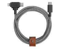NATIVE UNION Belt Cable Duo USB-C – Lightning/USB-C zebra BELT-CCL-ZEB-NP - 1171499 - zdjęcie 1